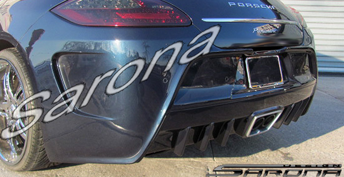 Custom Porsche Panamera  Sedan Rear Bumper (2010 - 2013) - $3450.00 (Part #PR-011-RB)